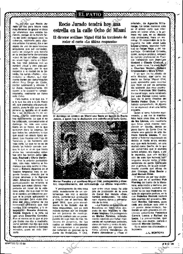 ABC SEVILLA 23-10-1990 página 99