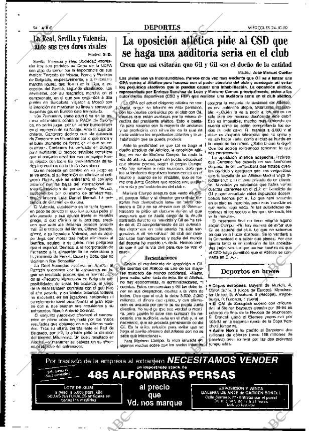 ABC MADRID 24-10-1990 página 94