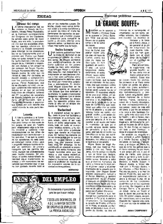 ABC SEVILLA 24-10-1990 página 17