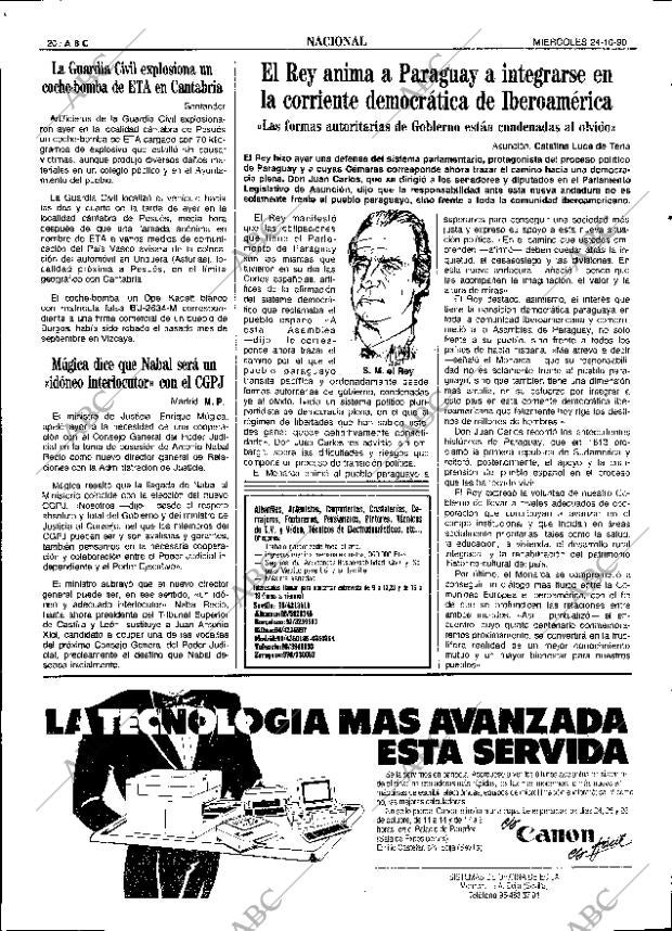 ABC SEVILLA 24-10-1990 página 20