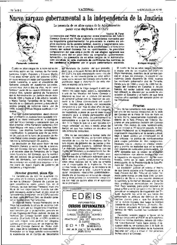 ABC SEVILLA 24-10-1990 página 26