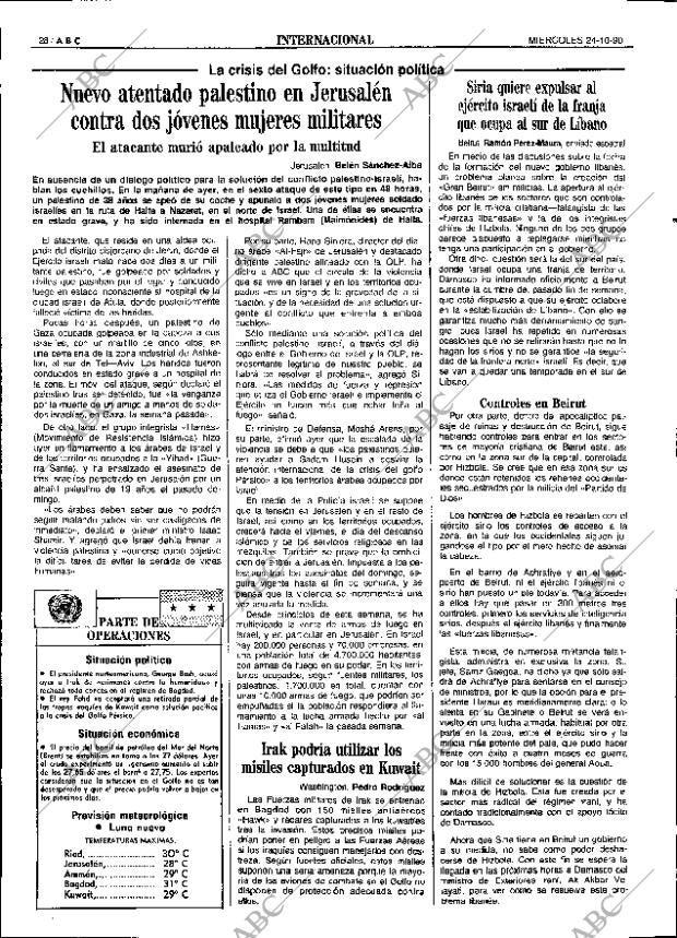 ABC SEVILLA 24-10-1990 página 28