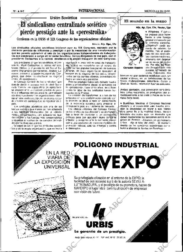 ABC SEVILLA 24-10-1990 página 32