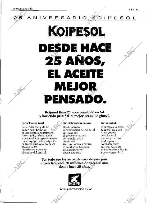 ABC SEVILLA 24-10-1990 página 33