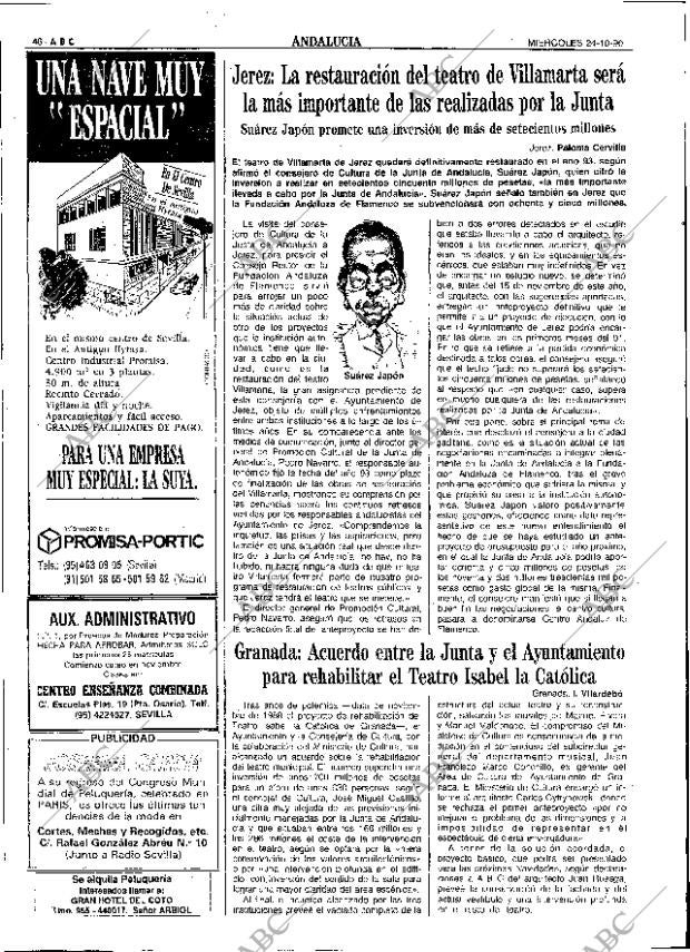 ABC SEVILLA 24-10-1990 página 46