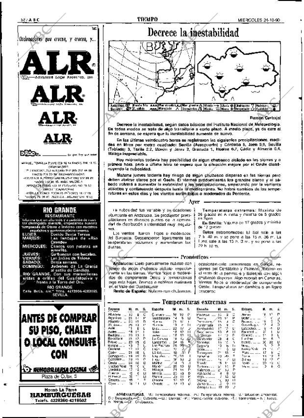 ABC SEVILLA 24-10-1990 página 58