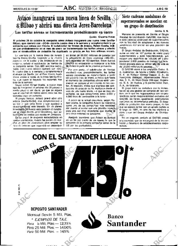 ABC SEVILLA 24-10-1990 página 69