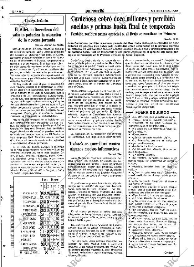 ABC SEVILLA 24-10-1990 página 82