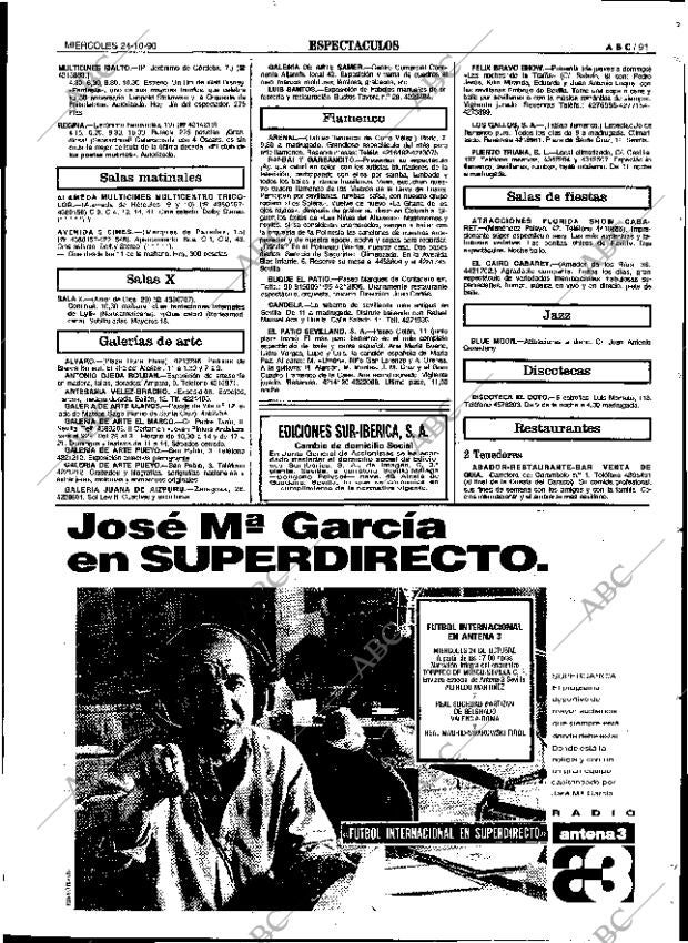 ABC SEVILLA 24-10-1990 página 91