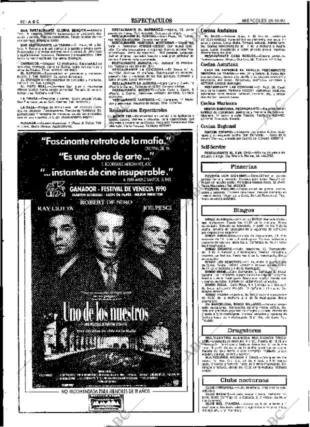ABC SEVILLA 24-10-1990 página 92