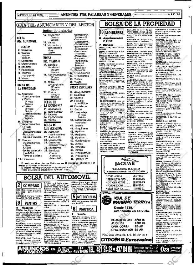 ABC SEVILLA 24-10-1990 página 93