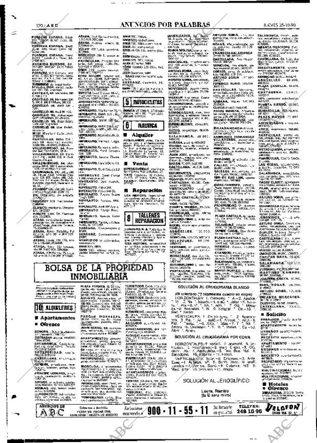 ABC MADRID 25-10-1990 página 120