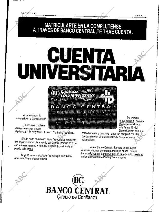 ABC MADRID 25-10-1990 página 77