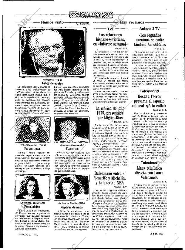 ABC MADRID 27-10-1990 página 133