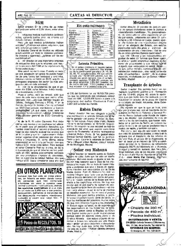 ABC MADRID 27-10-1990 página 20