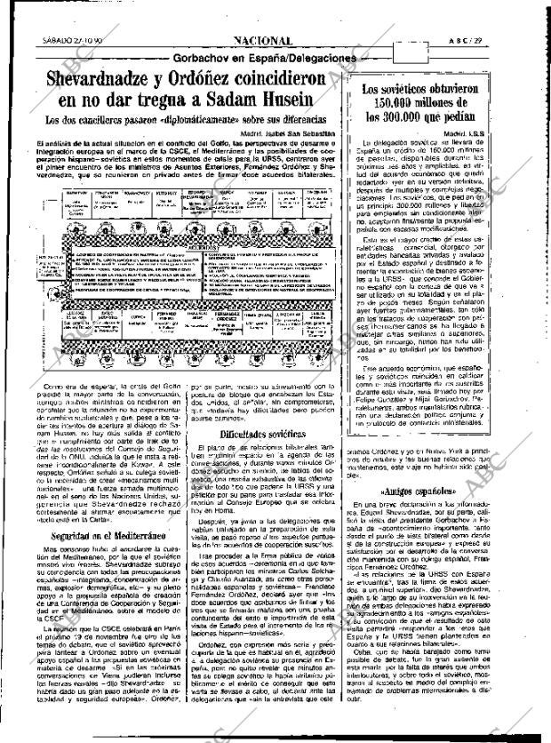 ABC MADRID 27-10-1990 página 29