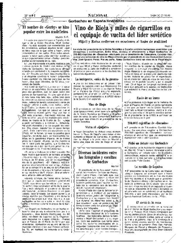 ABC MADRID 27-10-1990 página 32