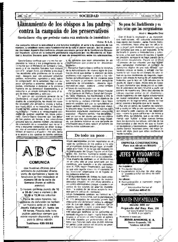 ABC MADRID 27-10-1990 página 60