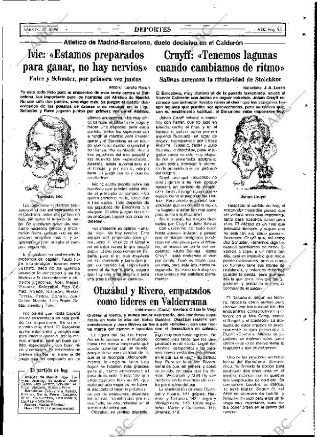 ABC MADRID 27-10-1990 página 93