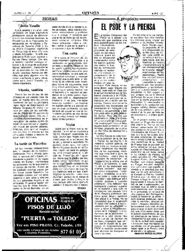 ABC MADRID 05-11-1990 página 23