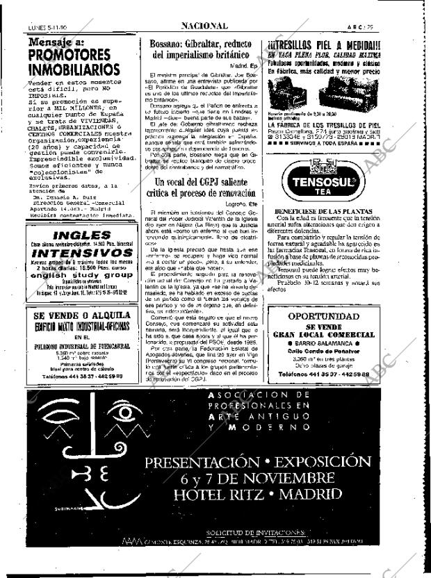 ABC MADRID 05-11-1990 página 29