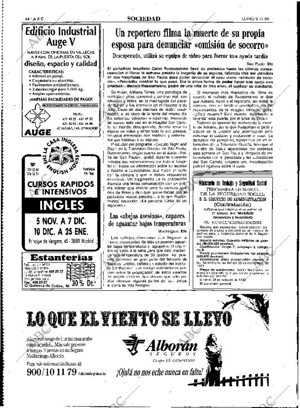 ABC MADRID 05-11-1990 página 64