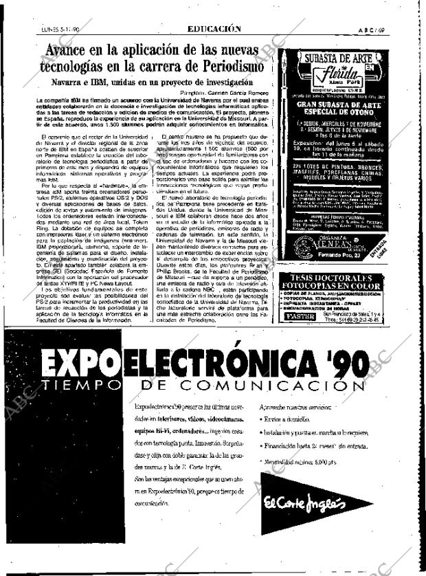 ABC MADRID 05-11-1990 página 69