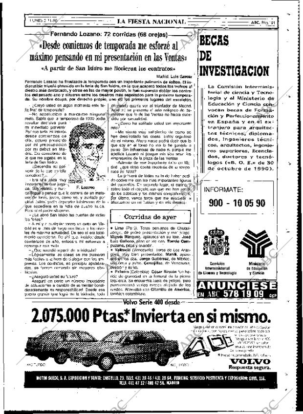 ABC MADRID 05-11-1990 página 91