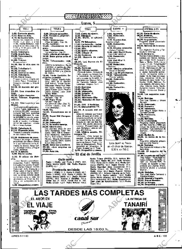 ABC SEVILLA 05-11-1990 página 135