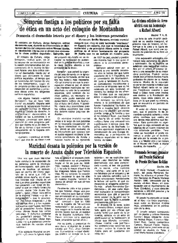 ABC SEVILLA 05-11-1990 página 55