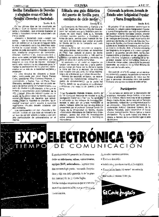 ABC SEVILLA 05-11-1990 página 57