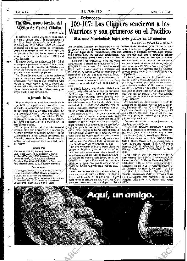 ABC MADRID 06-11-1990 página 104