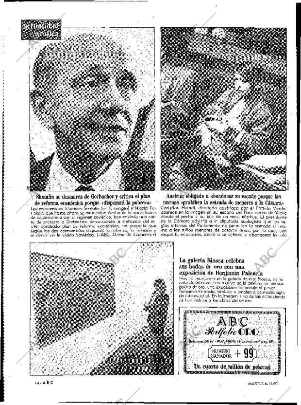 ABC MADRID 06-11-1990 página 14