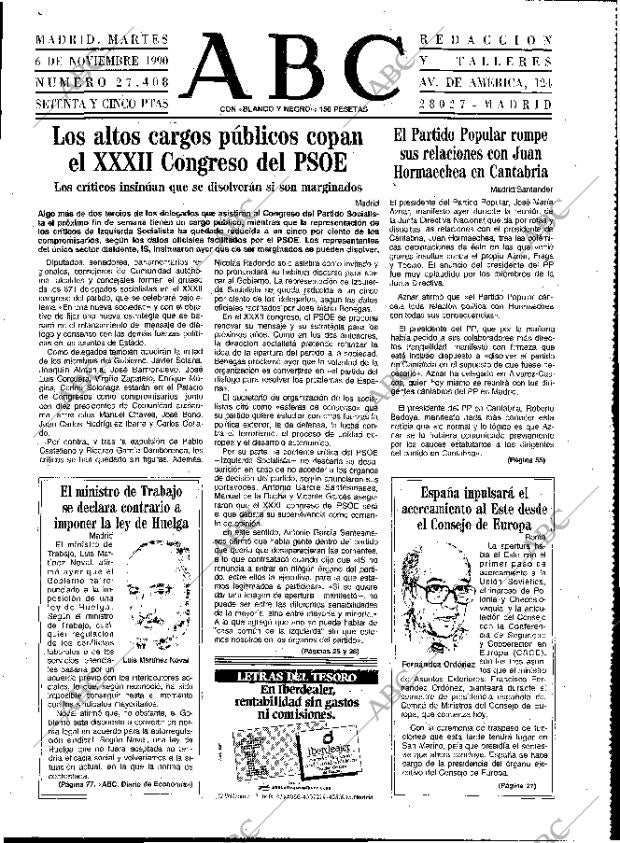 ABC MADRID 06-11-1990 página 19
