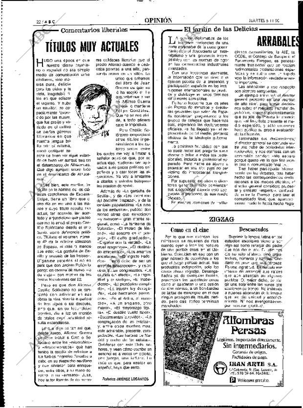 ABC MADRID 06-11-1990 página 22