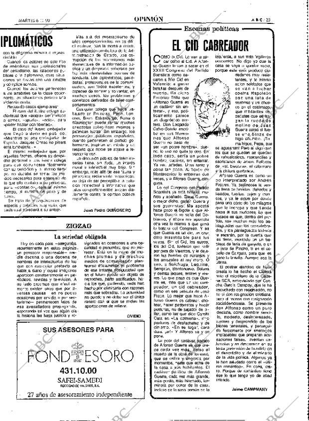 ABC MADRID 06-11-1990 página 23