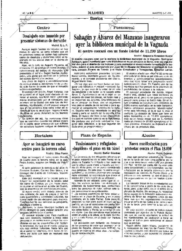 ABC MADRID 06-11-1990 página 46