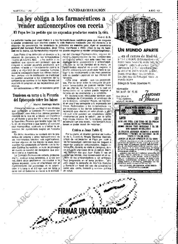 ABC MADRID 06-11-1990 página 63