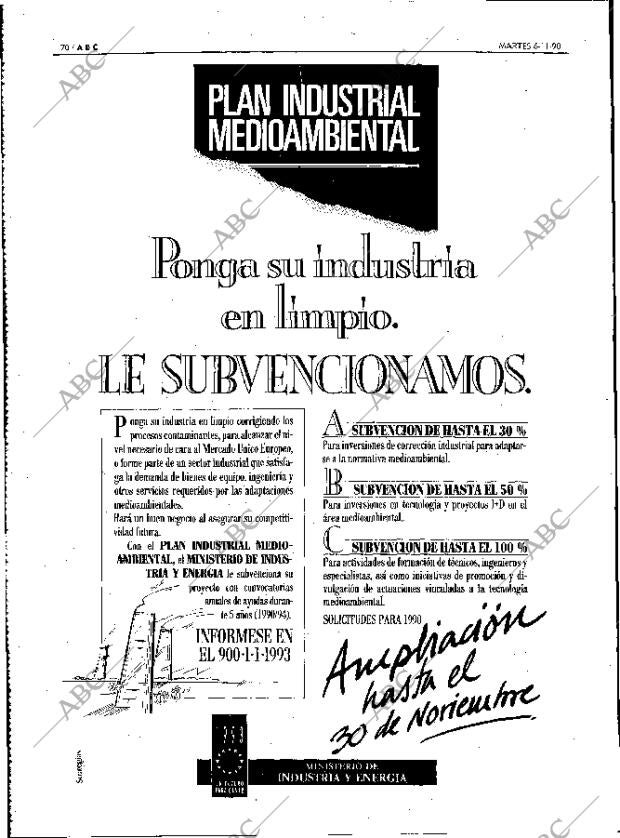 ABC MADRID 06-11-1990 página 70