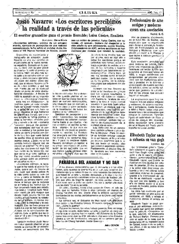 ABC MADRID 06-11-1990 página 71
