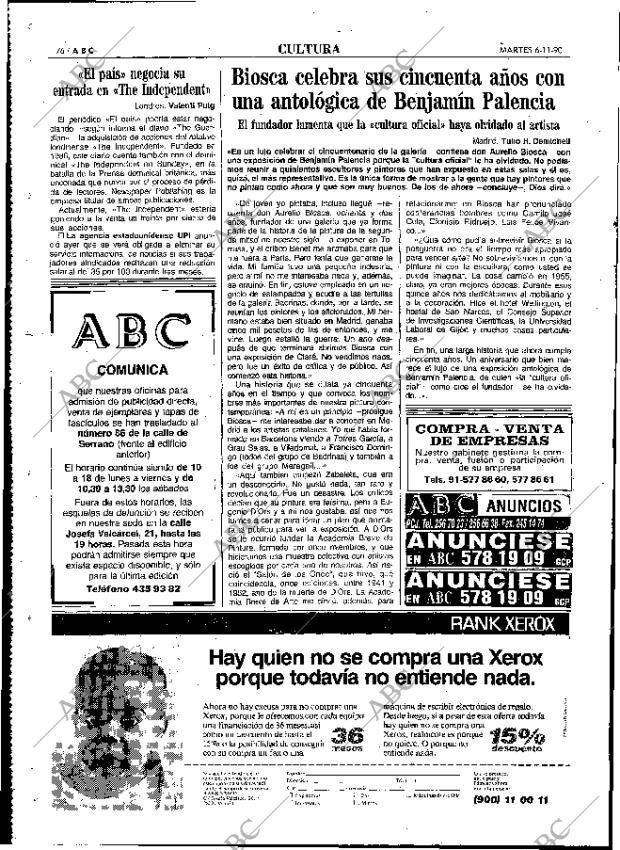 ABC MADRID 06-11-1990 página 76