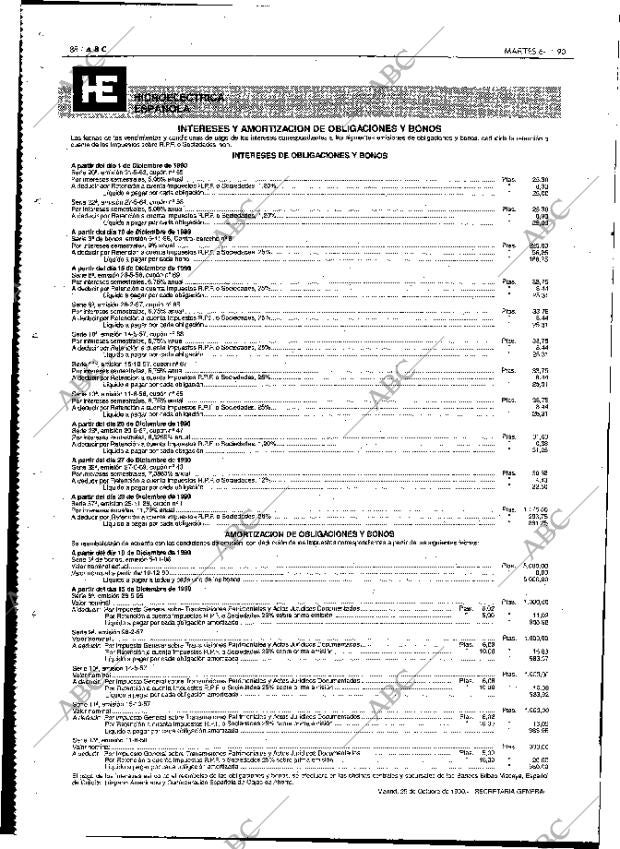 ABC MADRID 06-11-1990 página 88