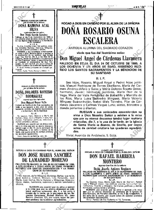 ABC SEVILLA 06-11-1990 página 109