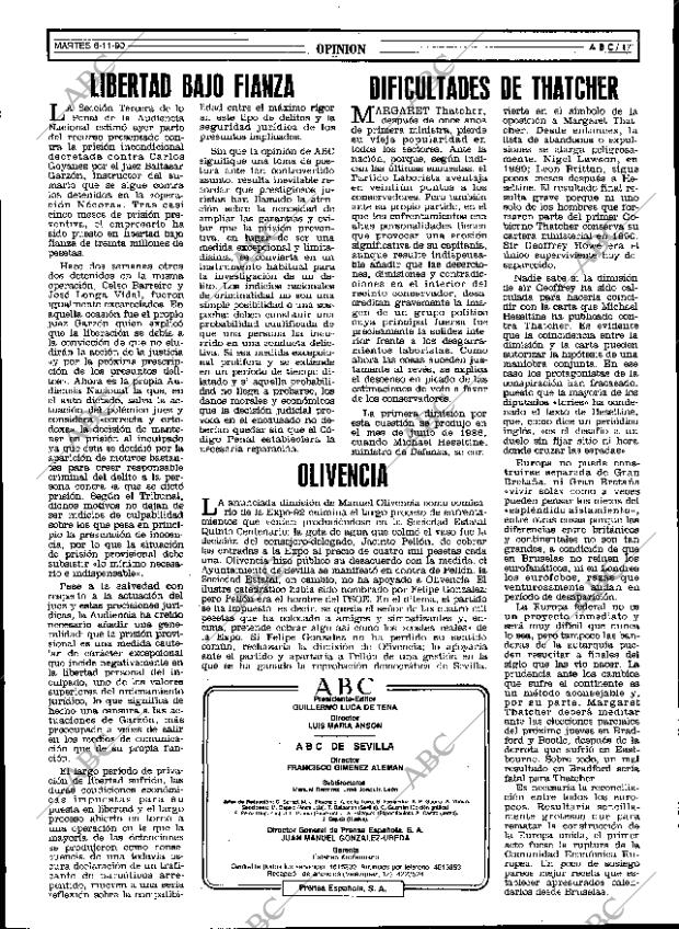 ABC SEVILLA 06-11-1990 página 17