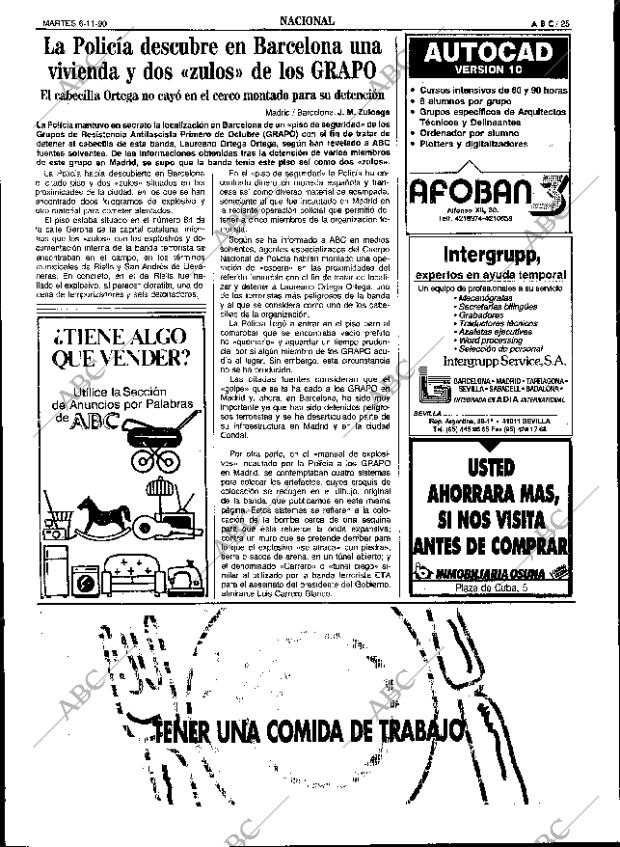 ABC SEVILLA 06-11-1990 página 25