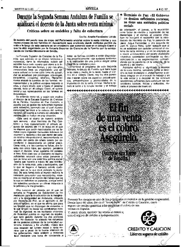 ABC SEVILLA 06-11-1990 página 57