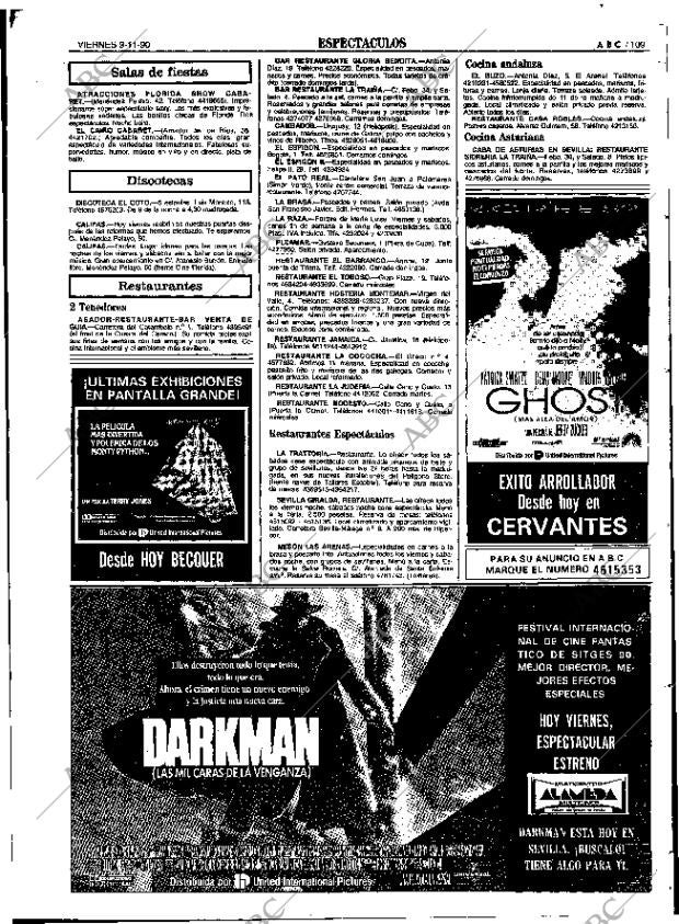 ABC SEVILLA 09-11-1990 página 109