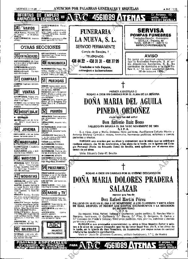 ABC SEVILLA 09-11-1990 página 115