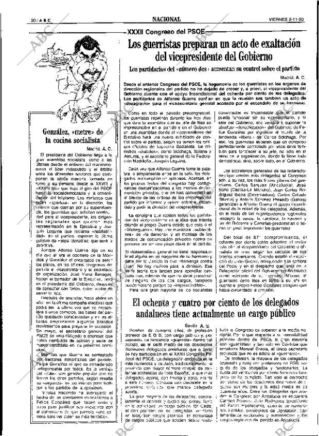 ABC SEVILLA 09-11-1990 página 20