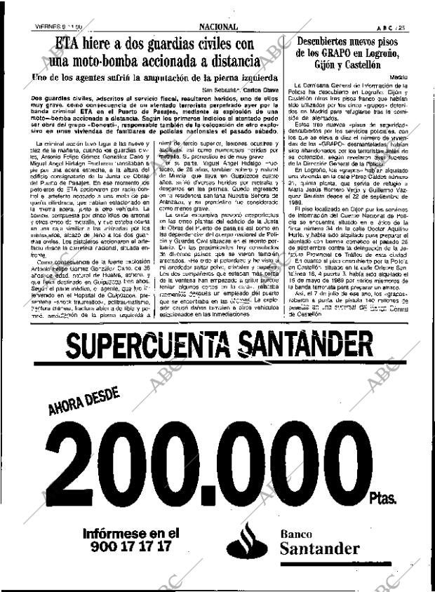 ABC SEVILLA 09-11-1990 página 25